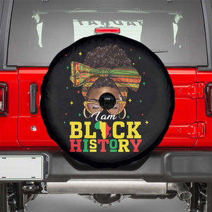Black History Month Spare Tire Cover Messy Pun Afro African American TS14 Black Print Your Wear