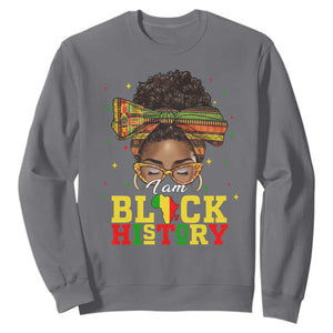 Black History Month Sweatshirt Messy Pun Afro African American TS14 Charcoal Print Your Wear