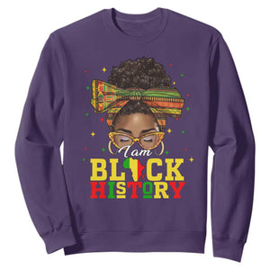 Black History Month Sweatshirt Messy Pun Afro African American TS14 Purple Print Your Wear