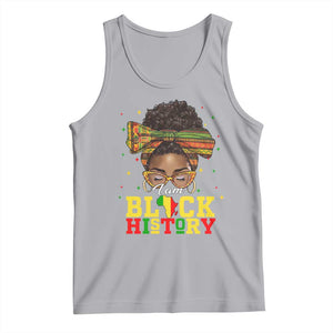 Black History Month Tank Top Messy Pun Afro African American TS14 Athletic Heather Print Your Wear