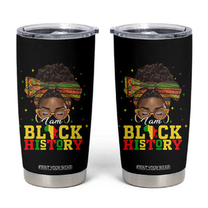 Black History Month Tumbler Cup Messy Pun Afro African American TS14 Black Print Your Wear