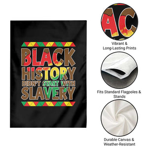 Black History Month Garden Flag Black History Month Didn't Start With Slavery TS14 Print Your Wear