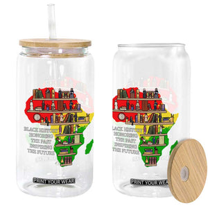 Black History Teacher Glass Can Black History Honoring The Past Inspiring The Future TS14 Print Your Wear