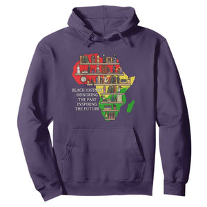 Black History Teacher Hoodie Black History Honoring The Past Inspiring The Future TS14 Purple Print Your Wear