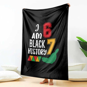 Funny Six Seven African American Throw Blanket Black History Month TS14 Print Your Wear