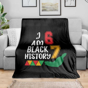 Funny Six Seven African American Throw Blanket Black History Month TS14 Print Your Wear