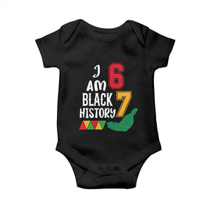 Funny Six Seven African American Baby Onesie Black History Month TS14 Black Print Your Wear