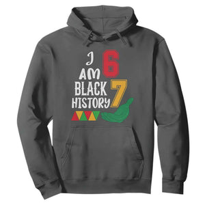 Funny Six Seven African American Hoodie Black History Month TS14 Dark Heather Print Your Wear