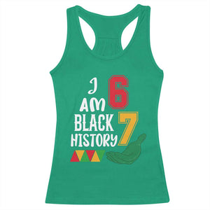 Funny Six Seven African American Racerback Tank Top Black History Month TS14 Irish Green Print Your Wear