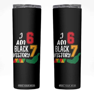 Funny Six Seven African American Skinny Tumbler Black History Month TS14 Black Print Your Wear