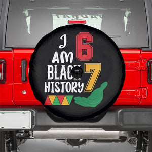 Funny Six Seven African American Spare Tire Cover Black History Month TS14 Black Print Your Wear