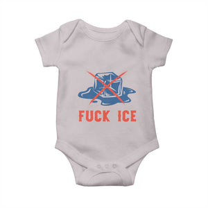 Ice Cube Anti ICE Immigration Human Rights Meme Baby Onesie TS14 Ice Gray Print Your Wear