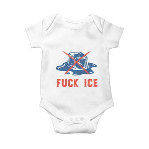 Ice Cube Anti ICE Immigration Human Rights Meme Baby Onesie TS14 White Print Your Wear