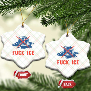 Ice Cube Anti ICE Immigration Human Rights Meme Ceramic Ornament TS14 Print Your Wear