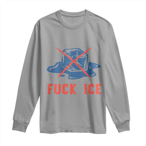 Ice Cube Anti ICE Immigration Human Rights Meme Long Sleeve Shirt TS14 Sport Gray Print Your Wear