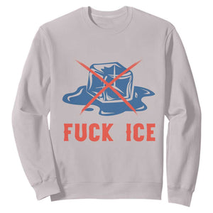 Ice Cube Anti ICE Immigration Human Rights Meme Sweatshirt TS14 Ice Gray Print Your Wear