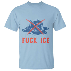 Ice Cube Anti ICE Immigration Human Rights Meme T Shirt TS14 Light Blue Print Your Wear