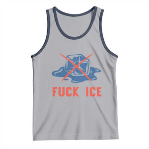 Ice Cube Anti ICE Immigration Human Rights Meme Tank Top TS14 Athletic Heather Navy Print Your Wear