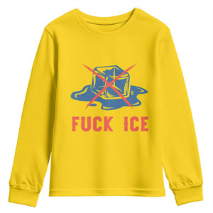 Ice Cube Anti ICE Immigration Human Rights Meme Youth Sweatshirt TS14 Daisy Print Your Wear