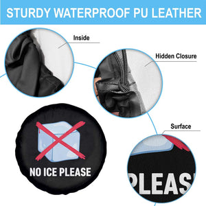 No Ice Please Spare Tire Cover Ice Cube Anti ICE Deportation Human Rights Protest TS14 Print Your Wear