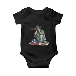 Statue of Liberty Anti ICE Deportation Human Rights Protest Baby Onesie TS14 Black Print Your Wear