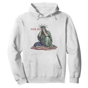 Statue of Liberty Anti ICE Deportation Human Rights Protest Hoodie TS14 White Print Your Wear