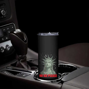 No Ice Please Skinny Tumbler Statue of Liberty Crying Anti ICE Deportation Human Rights TS14 Print Your Wear