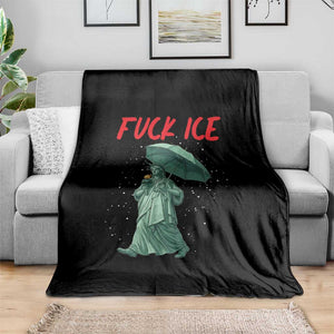 Statue of Liberty Crying Anti ICE Protest Meme Throw Blanket TS14 Print Your Wear