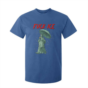 Statue of Liberty Crying Anti ICE Protest Meme T Shirt For Kid TS14 Royal Blue Print Your Wear