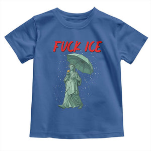 Statue of Liberty Crying Anti ICE Protest Meme Toddler T Shirt TS14 Royal Blue Print Your Wear