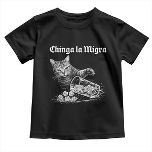 Funny Cat Anti ICE Meme Toddler T Shirt TS14 Black Print Your Wear