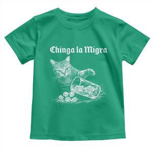 Funny Cat Anti ICE Meme Toddler T Shirt TS14 Irish Green Print Your Wear