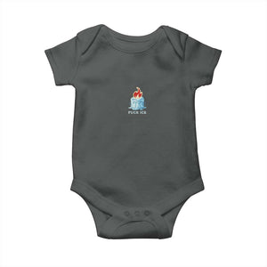 Fck Ice Baby Onesie Anti ICE Immigration Deportation Human Rights Protest TS14 Dark Heather Print Your Wear