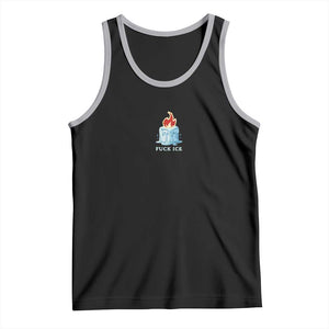Fck Ice Tank Top Anti ICE Immigration Deportation Human Rights Protest TS14 Black Athletic Heather Print Your Wear