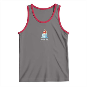 Fck Ice Tank Top Anti ICE Immigration Deportation Human Rights Protest TS14 Deep Heather Red Print Your Wear