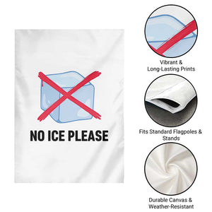 No Ice Please Garden Flag Subtle Anti ICE Deportation Human Rights TS14 Print Your Wear
