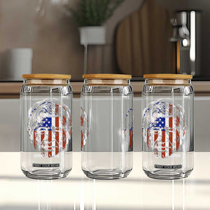 Cesar Chavez Glass Can Hispanic Heritage Month American Flag Portrait TS14 Print Your Wear