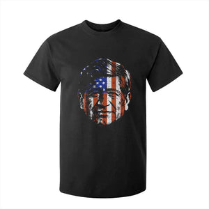 Cesar Chavez T Shirt For Kid Hispanic Heritage Month American Flag Portrait TS14 Black Print Your Wear