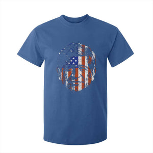 Cesar Chavez T Shirt For Kid Hispanic Heritage Month American Flag Portrait TS14 Royal Blue Print Your Wear