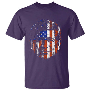 Cesar Chavez T Shirt Hispanic Heritage Month American Flag Portrait TS14 Purple Print Your Wear
