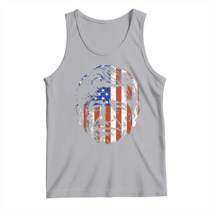 Cesar Chavez Tank Top Hispanic Heritage Month American Flag Portrait TS14 Athletic Heather Print Your Wear