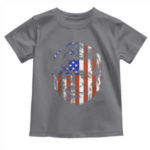 Cesar Chavez Toddler T Shirt Hispanic Heritage Month American Flag Portrait TS14 Charcoal Print Your Wear