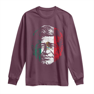 Cesar Chavez Day Mexican American Pride Long Sleeve Shirt TS14 Maroon Print Your Wear