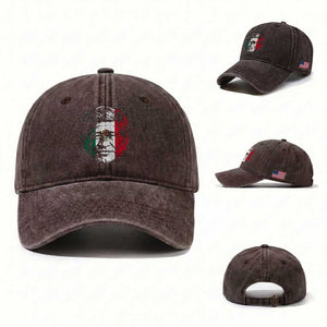 Cesar Chavez Day Mexican American Pride Washed Cotton Baseball Cap TS14 Washed Cap Universal Fit Dark Brown Print Your Wear