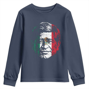 Cesar Chavez Day Mexican American Pride Youth Sweatshirt TS14 Navy Print Your Wear