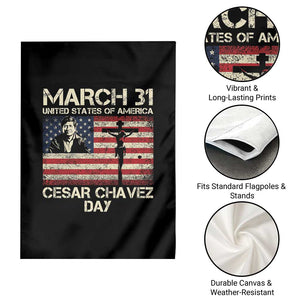 Cesar Chavez March 31 Celebration Garden Flag Christian American Flag Religious TS14 Print Your Wear