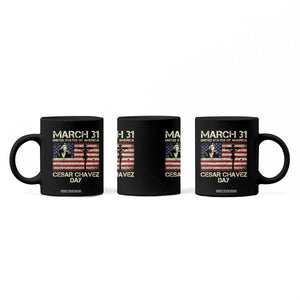 Cesar Chavez March 31 Celebration Coffee Mug Christian American Flag Religious TS14 Print Your Wear