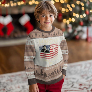 Cesar Chavez March 31 Celebration Ugly Christmas Sweater Christian American Flag Religious TS14 Mocha Mousse Print Your Wear