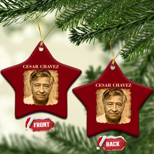 Cesar Chavez Ceramic Ornament Mexican American Pride Latino Heritage TS14 Print Your Wear