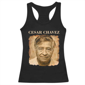 Cesar Chavez Racerback Tank Top Mexican American Pride Latino Heritage TS14 Black Print Your Wear